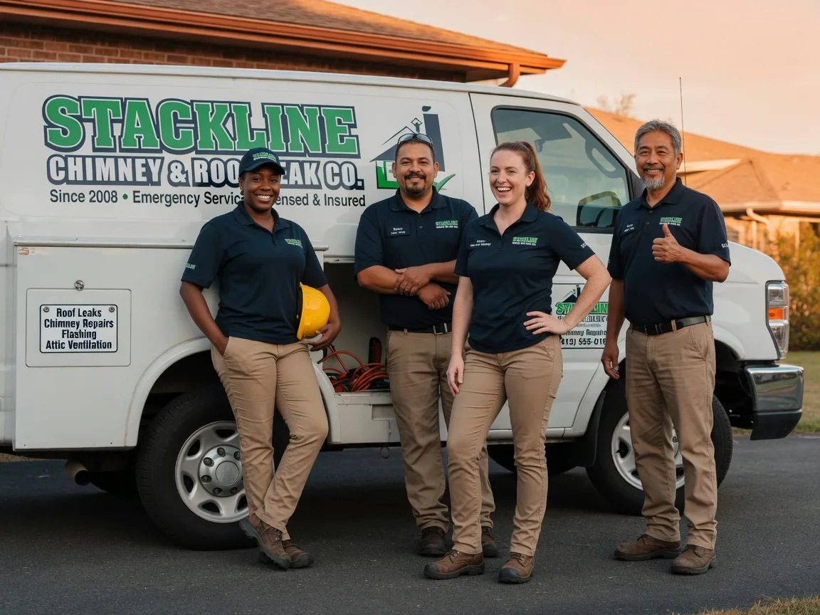 Chimney flashing repair company in Morehead City, NC